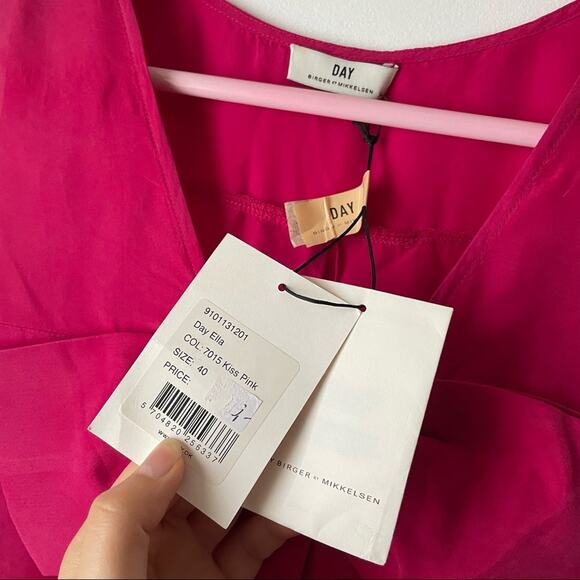 Day Birger Et Mikkelsen Silk Dress Size 40 - Picture 4 of 8